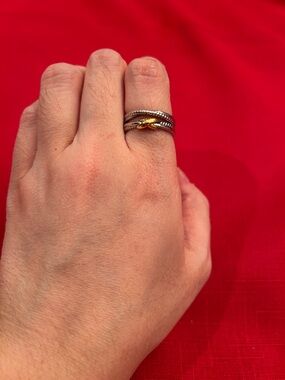 Size 6 ring crossover David yurman similar style